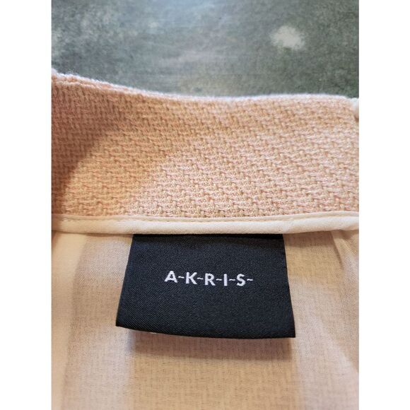 Akris Punto pale pink jacket&skirt set sz 10/12 - Picture 6 of 8